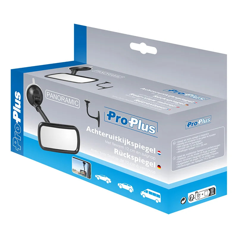 Baksýnisspegill á löngum armi - 115x 55 mm