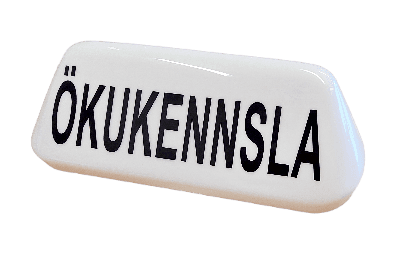 Toppmerki hjálmur, Ökukennsla