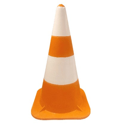 Keila - 50cm - appelsínugul og hvít